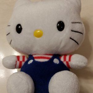Hello Kitty Ty Beanie Baby - blue outfit